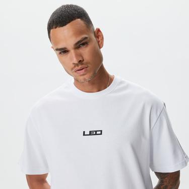  Leo Lunatic Service Erkek Beyaz T-Shirt
