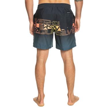  Quiksilver Wordblock 17 Jamv Erkek Siyah Volley Short
