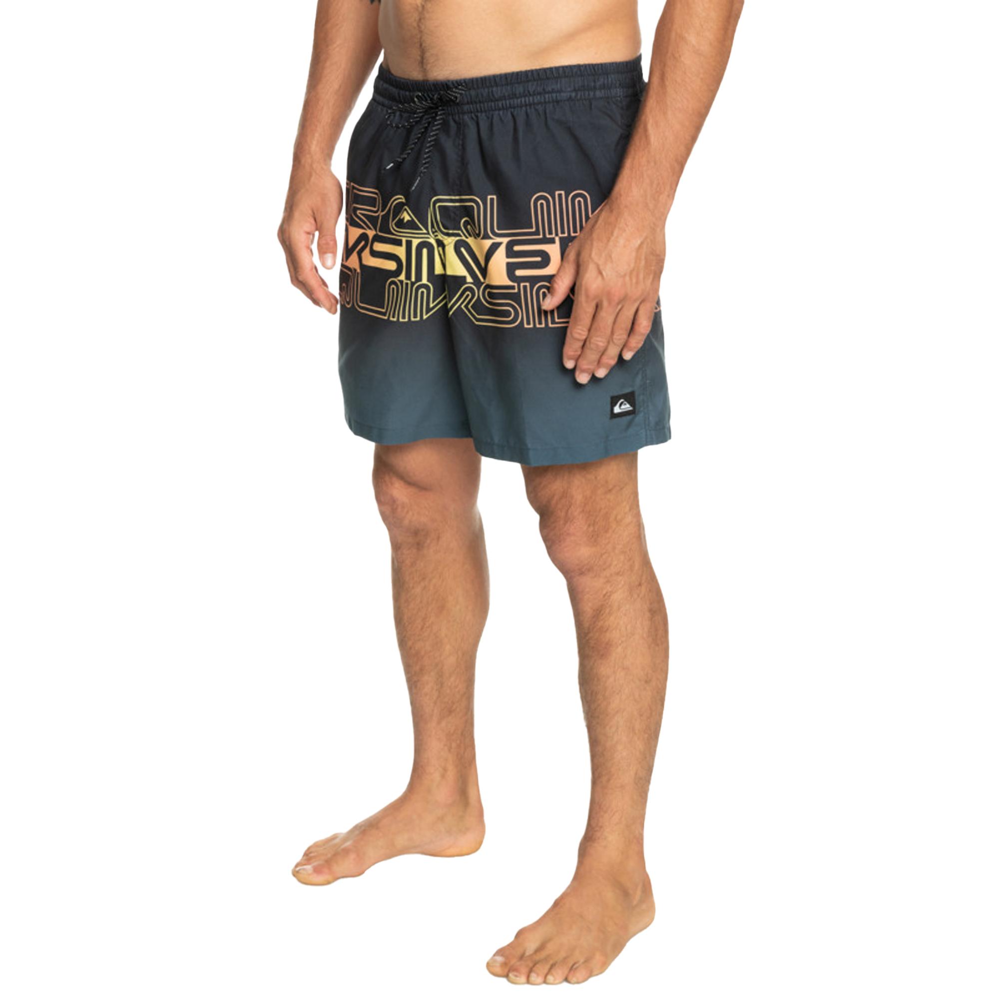 Quiksilver Wordblock 17 Jamv Erkek Siyah Volley Short