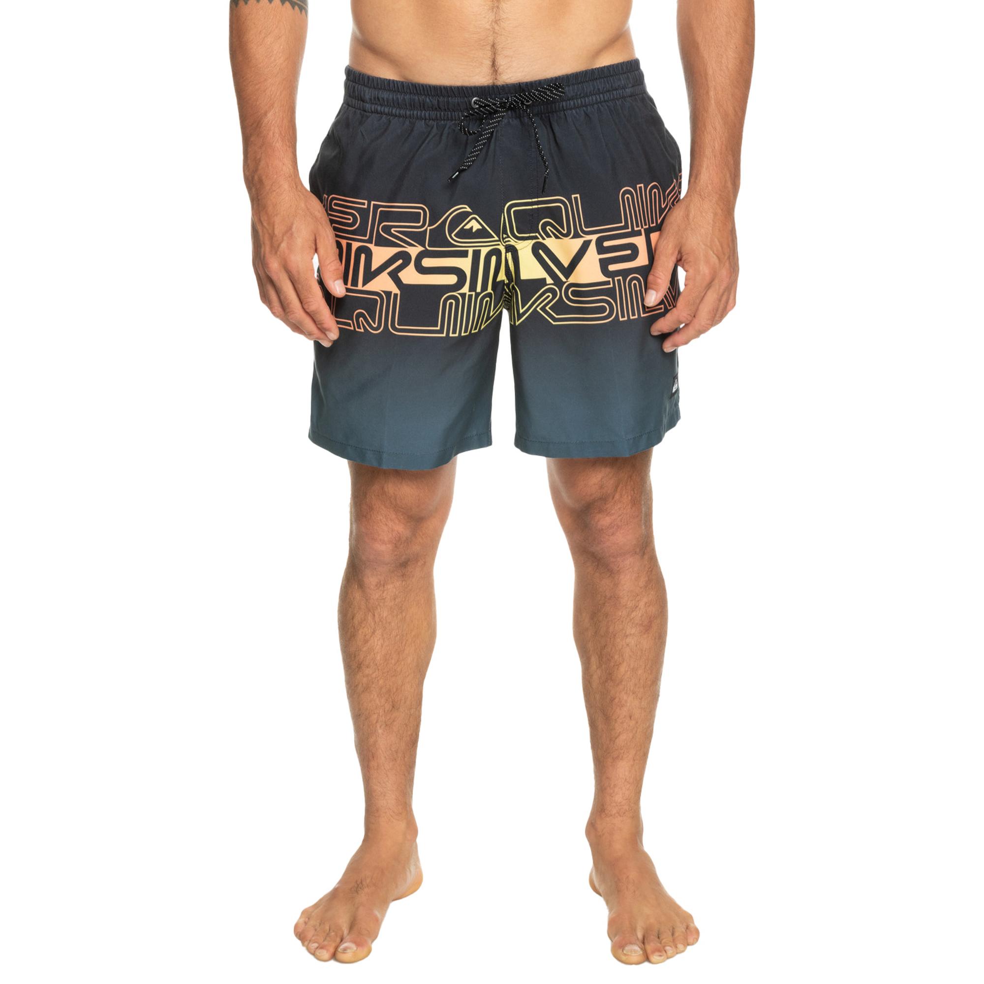 Quiksilver Wordblock 17 Jamv Erkek Siyah Volley Short