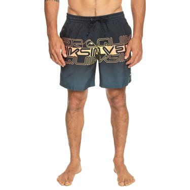  Quiksilver Wordblock 17 Jamv Erkek Siyah Volley Short