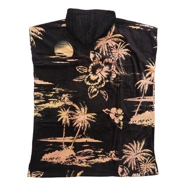 Quiksilver Hoody Towel Erkek Siyah Havlu