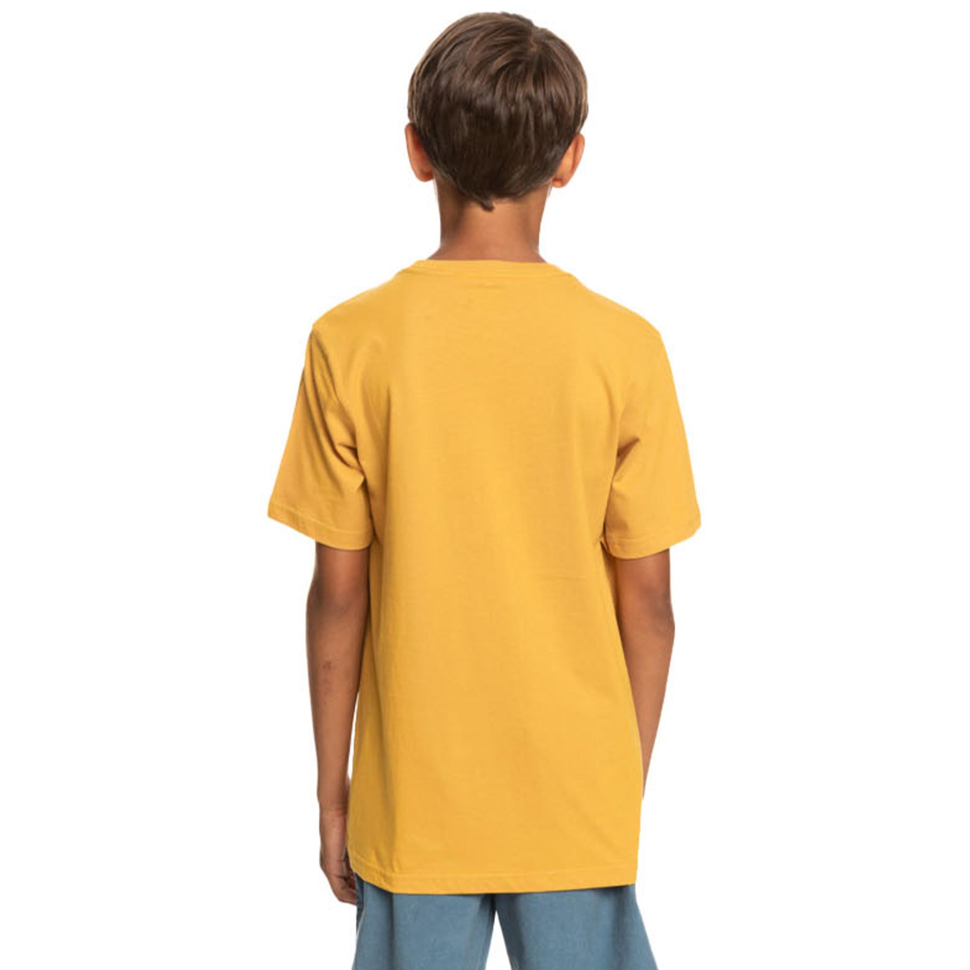 Quiksilver Comp Logo Yth Erkek Çocuk Sarı Tişört