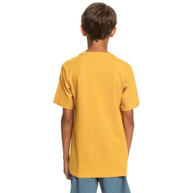  Quiksilver Comp Logo Yth Erkek Çocuk Sarı Tişört