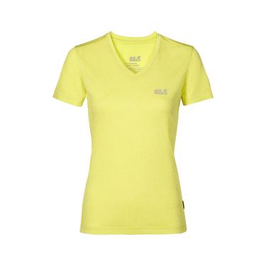  Jack Wolfskin Crosstrail T Kadın Sarı Tişört