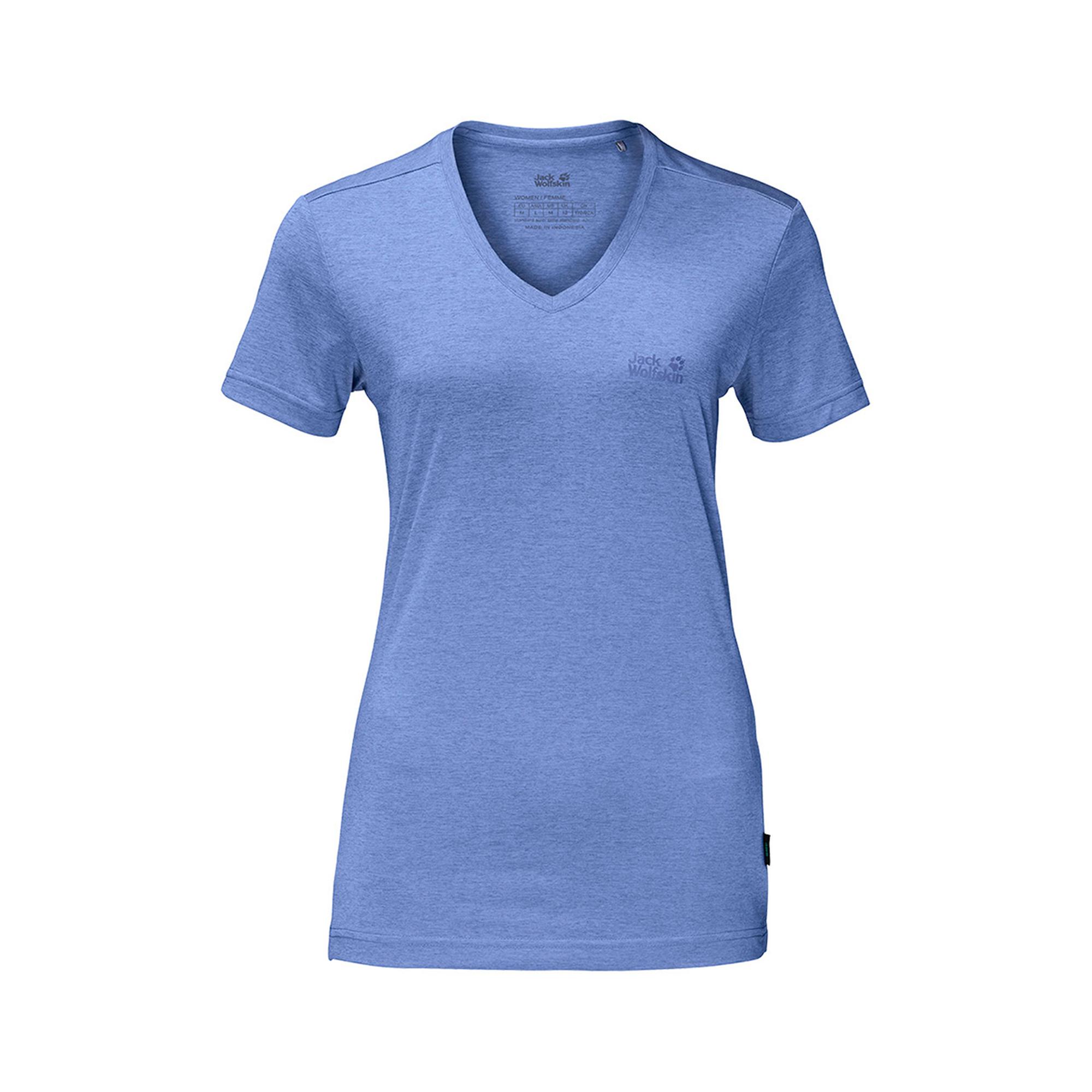 Jack Wolfskin Crosstrail T Kadın Mor Tişört