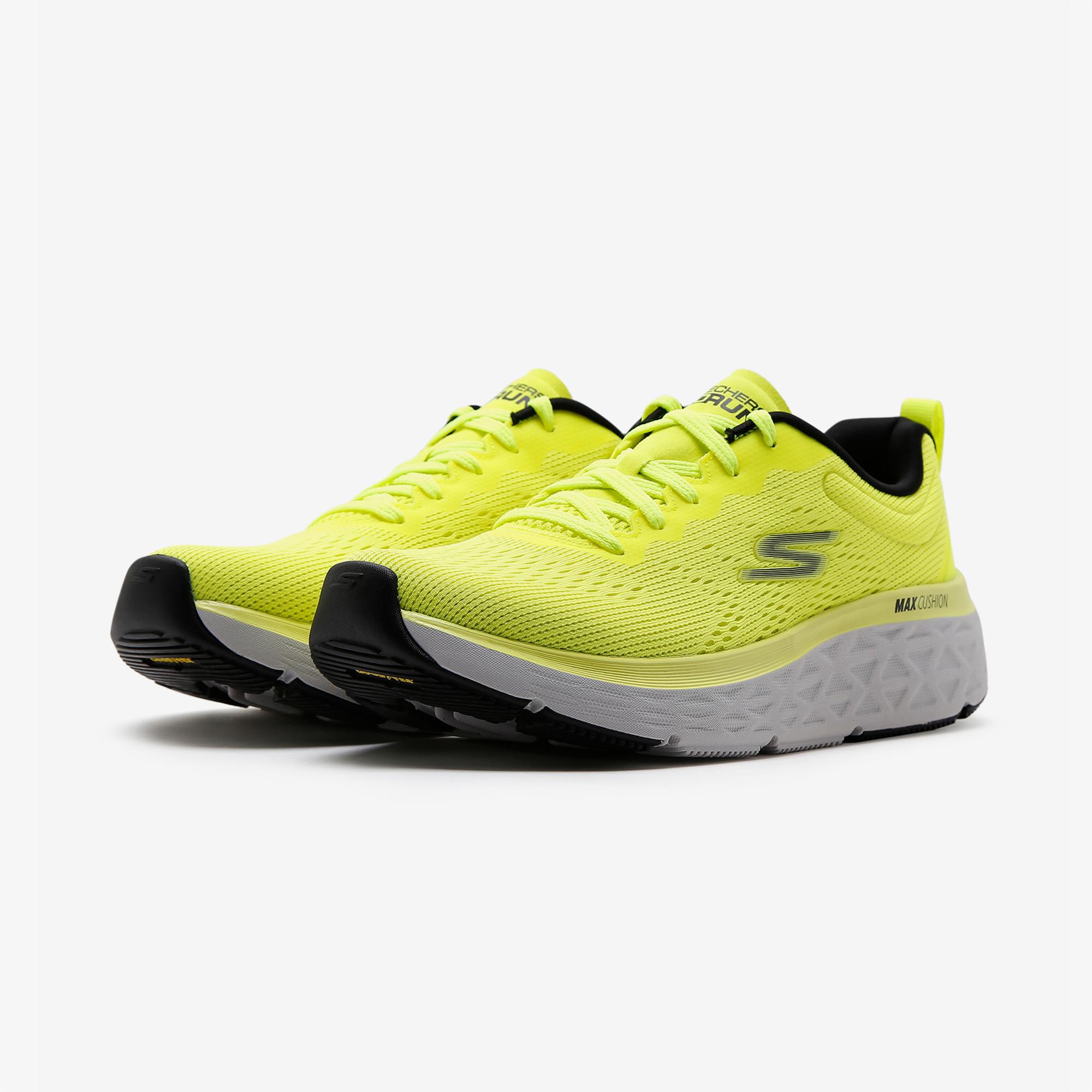 Skechers Max Cuhioning Delta-Speed Up Erkek Sarı Koşu Ayakkabısı