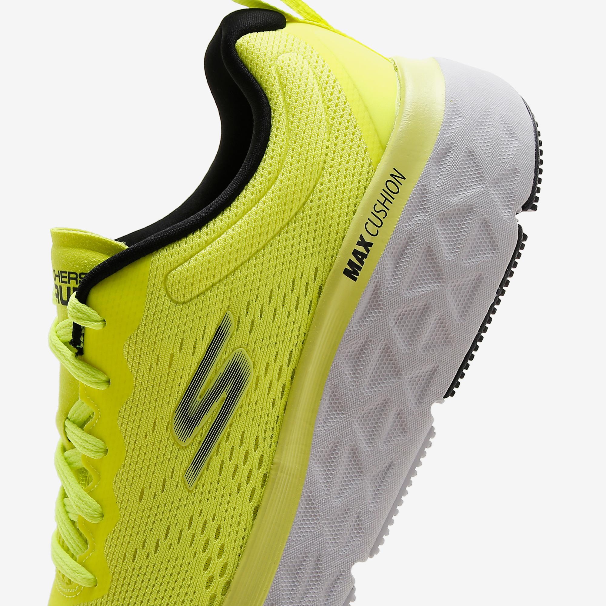 Skechers Max Cuhioning Delta-Speed Up Erkek Sarı Koşu Ayakkabısı