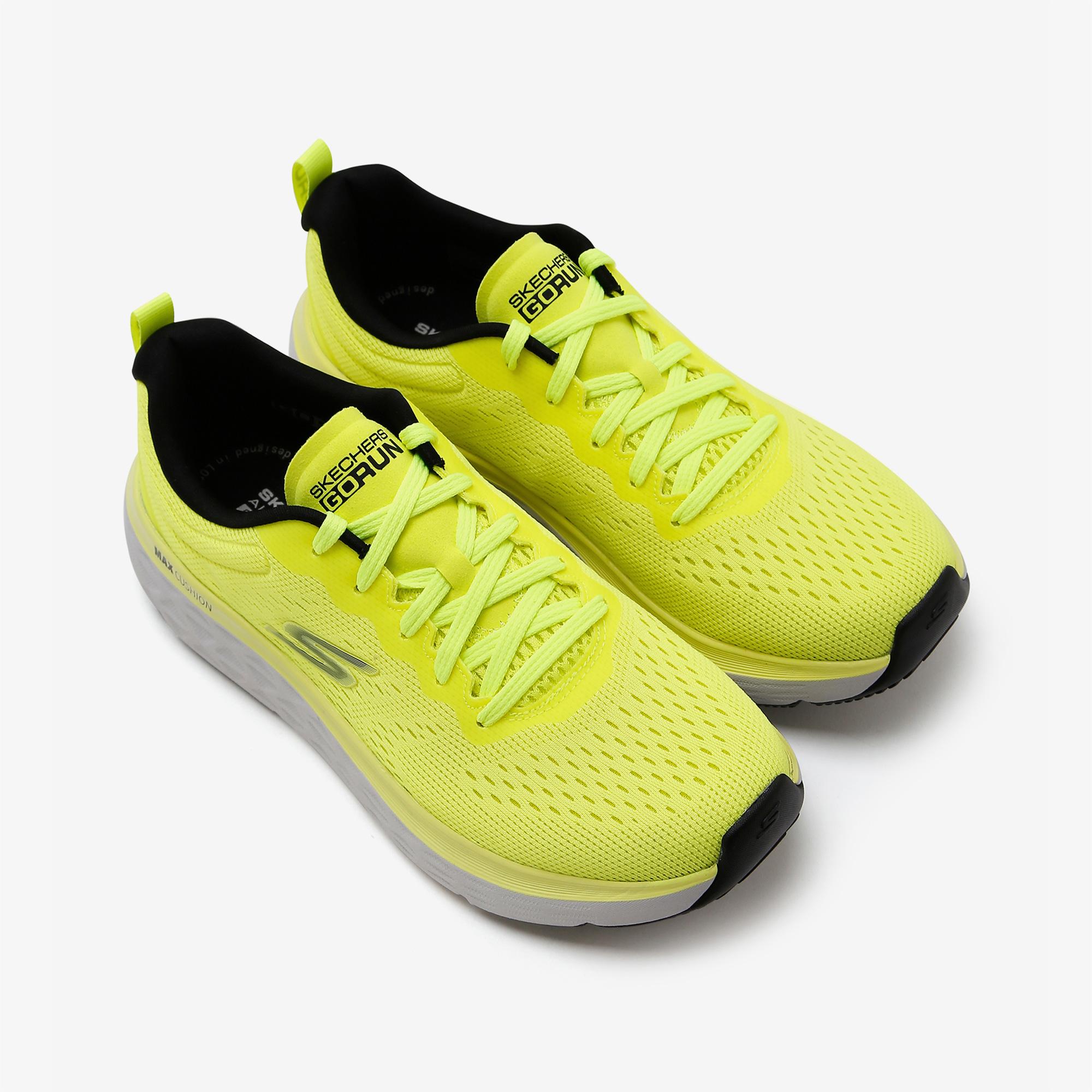 Skechers Max Cuhioning Delta-Speed Up Erkek Sarı Koşu Ayakkabısı