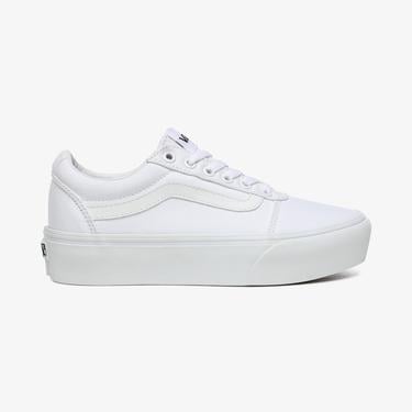  Vans Ward Platform Kadın Beyaz Sneaker