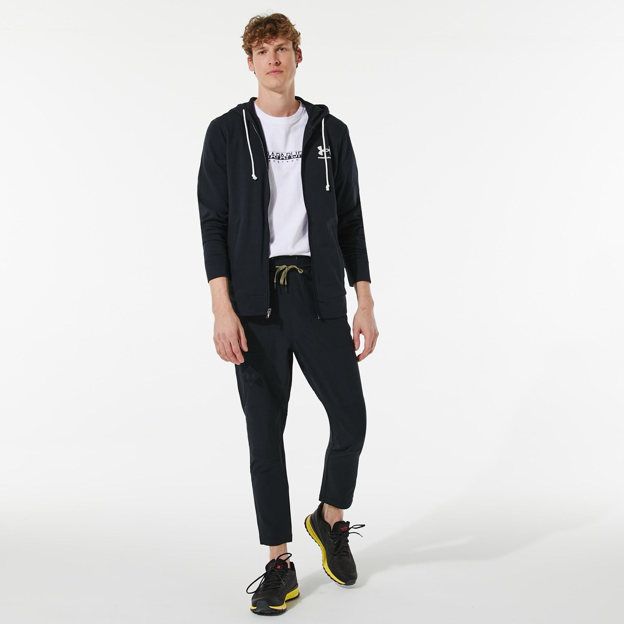 Under Armour Rival Terry Erkek Siyah Günlük Sweathirt