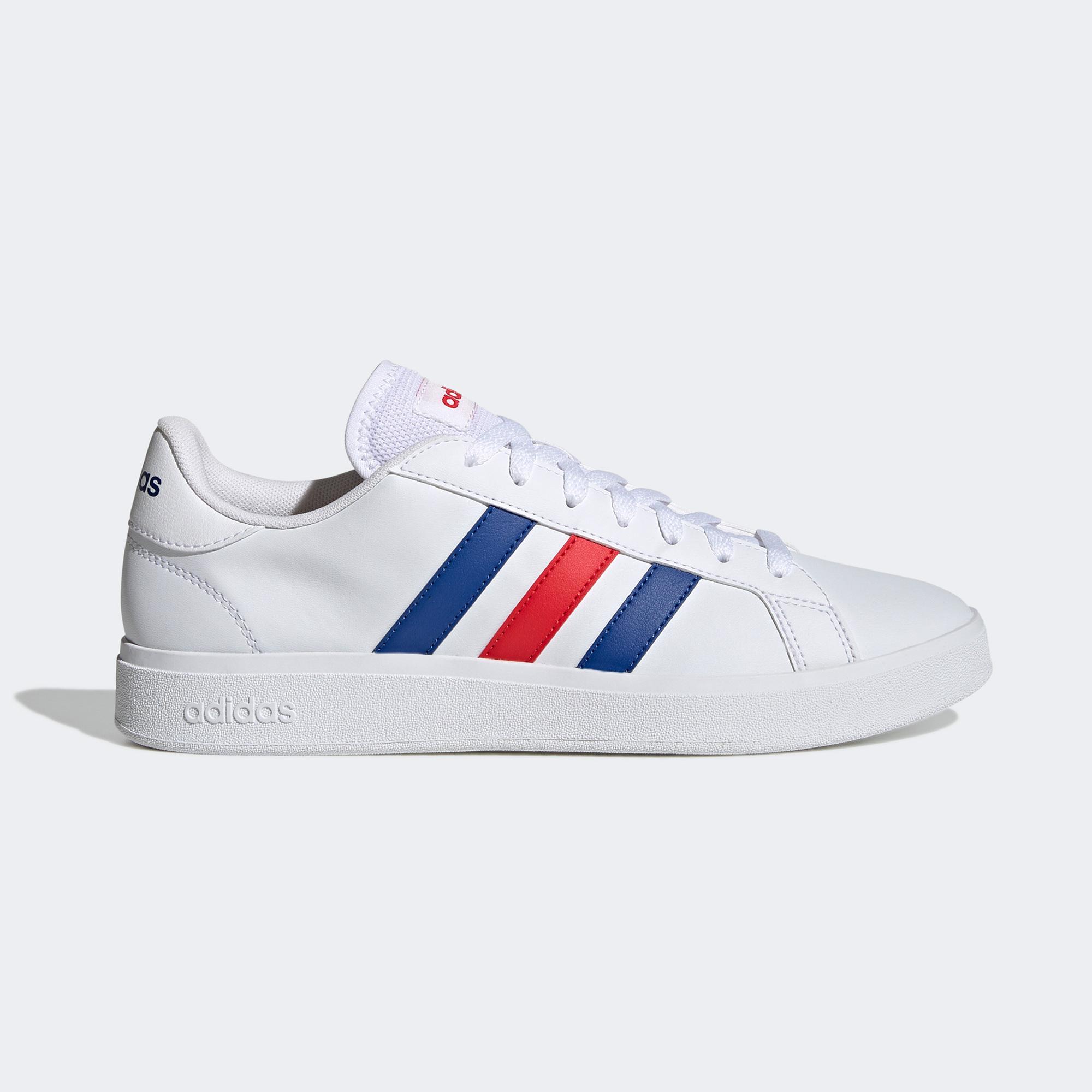 adidas Grand Court Base 2.0 Erkek Beyaz Günlük Spor Ayakkabı