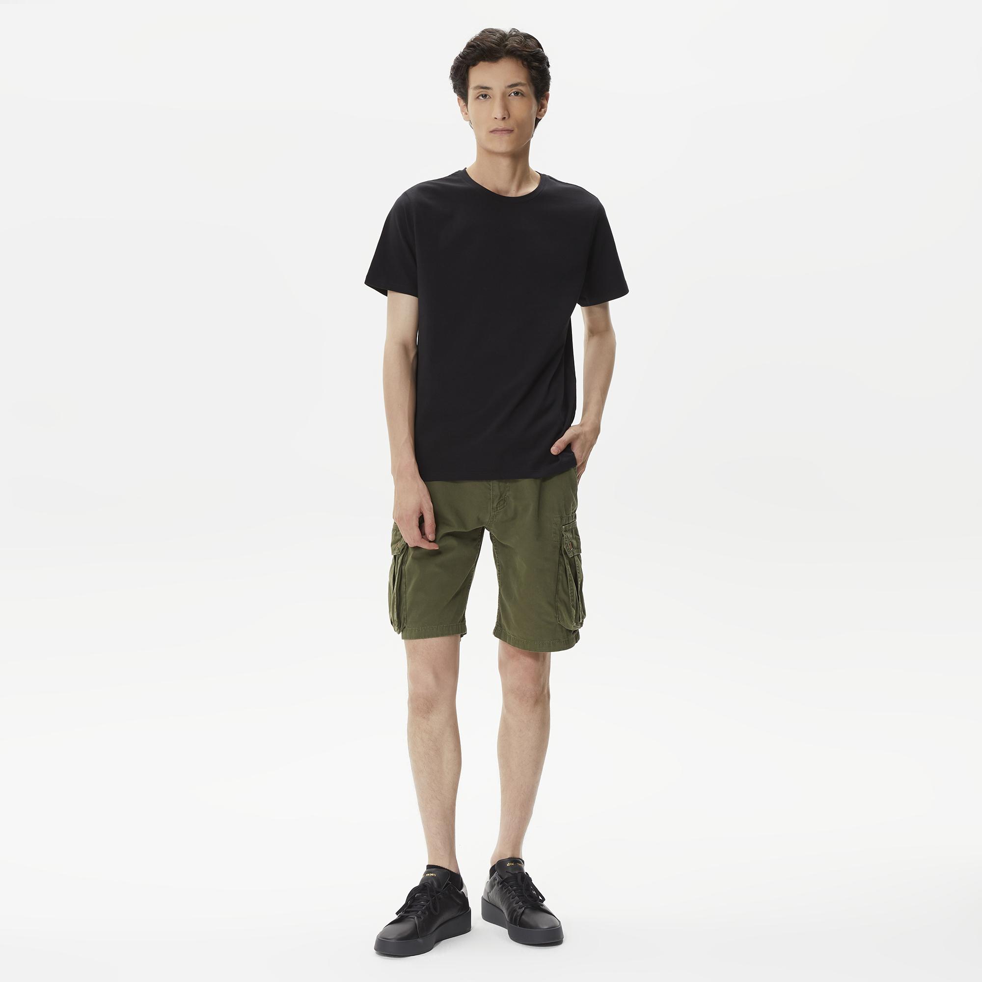 Superfly Erkek Yeşil Günlük Kargo Şort