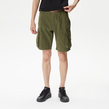  Superfly Erkek Yeşil Günlük Kargo Şort