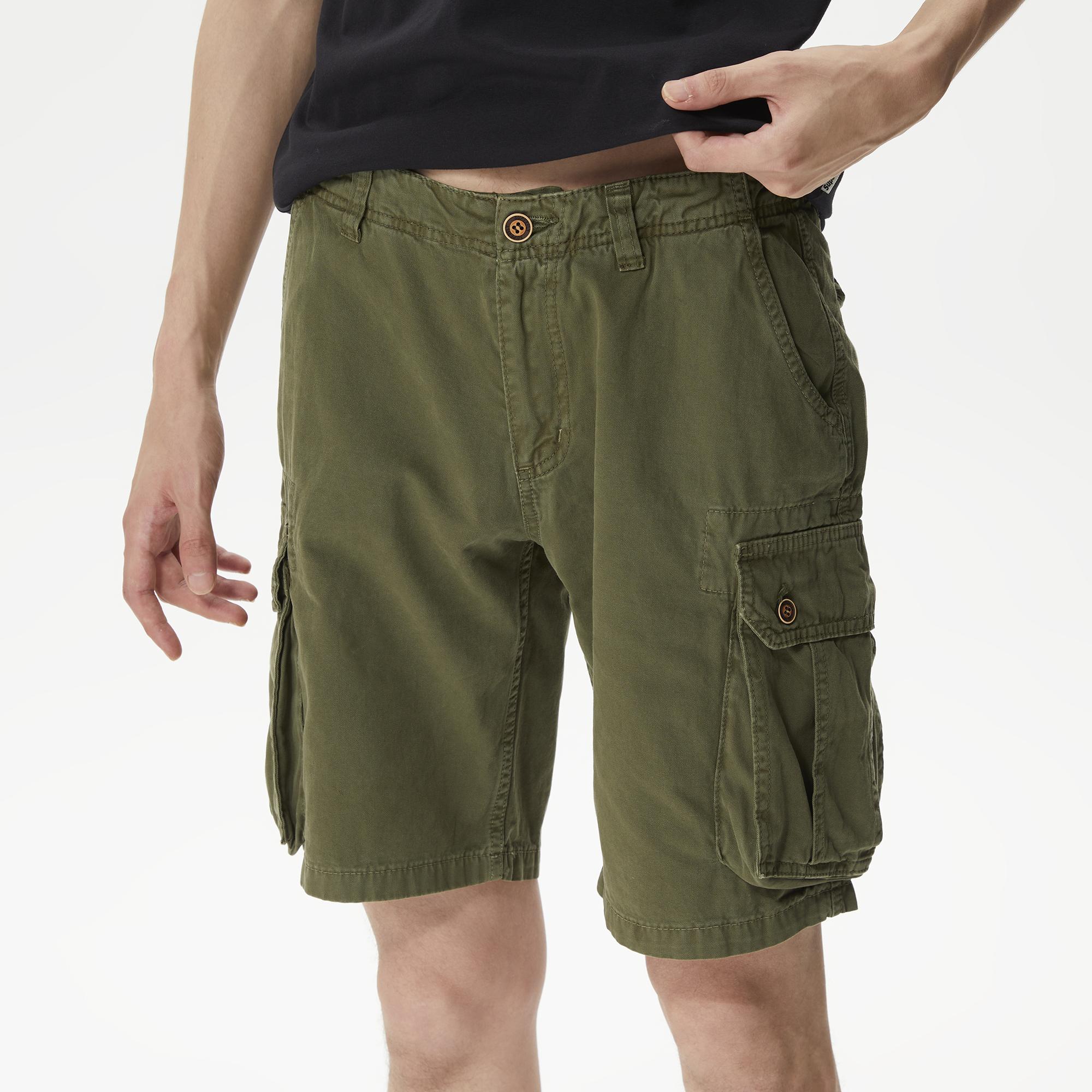 Superfly Erkek Yeşil Günlük Kargo Şort