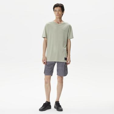  Superfly Erkek Gri Günlük Kargo Şort