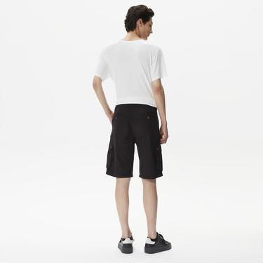  Superfly Erkek Siyah Günlük Kargo Şort