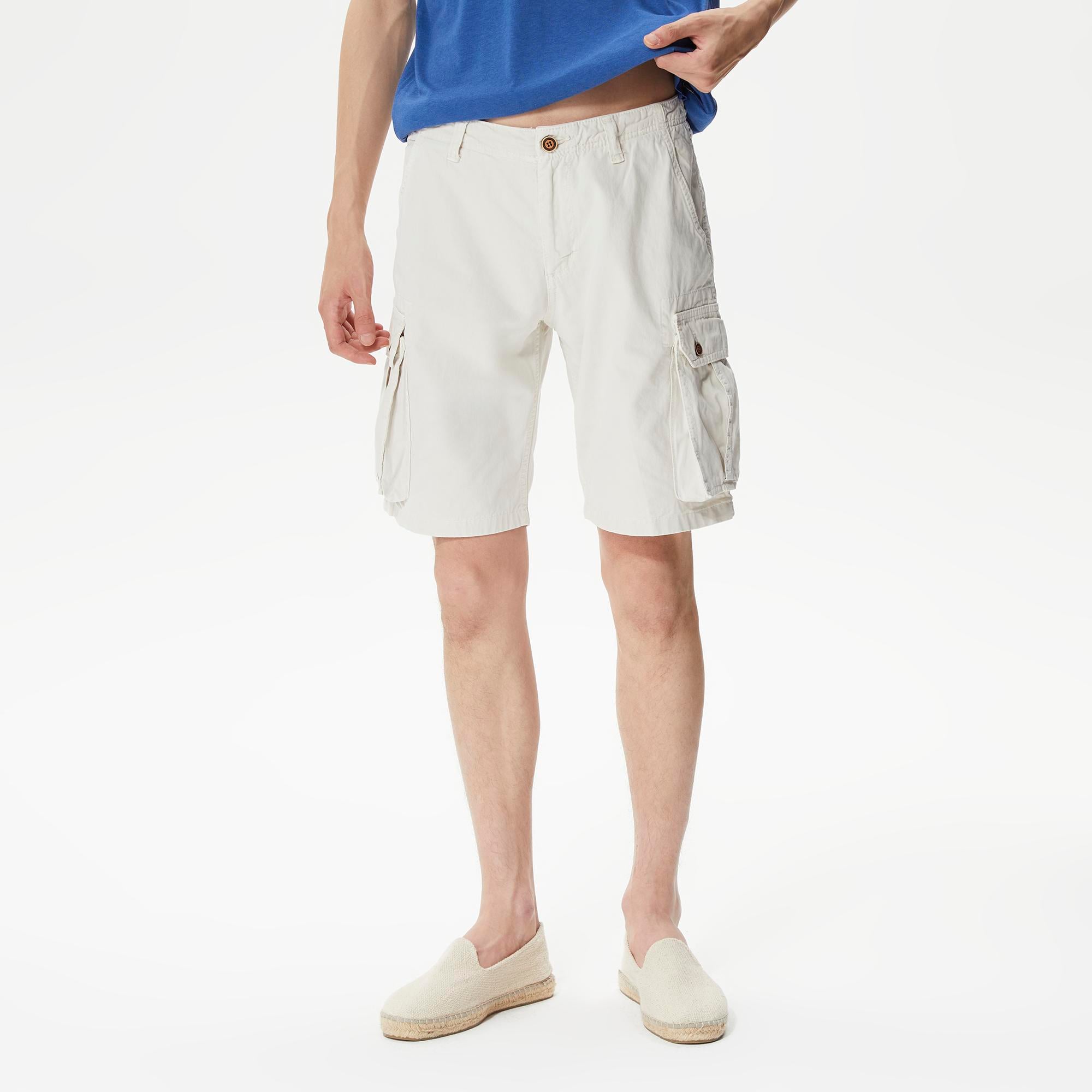 Superfly Erkek Bej Günlük Kargo Şort