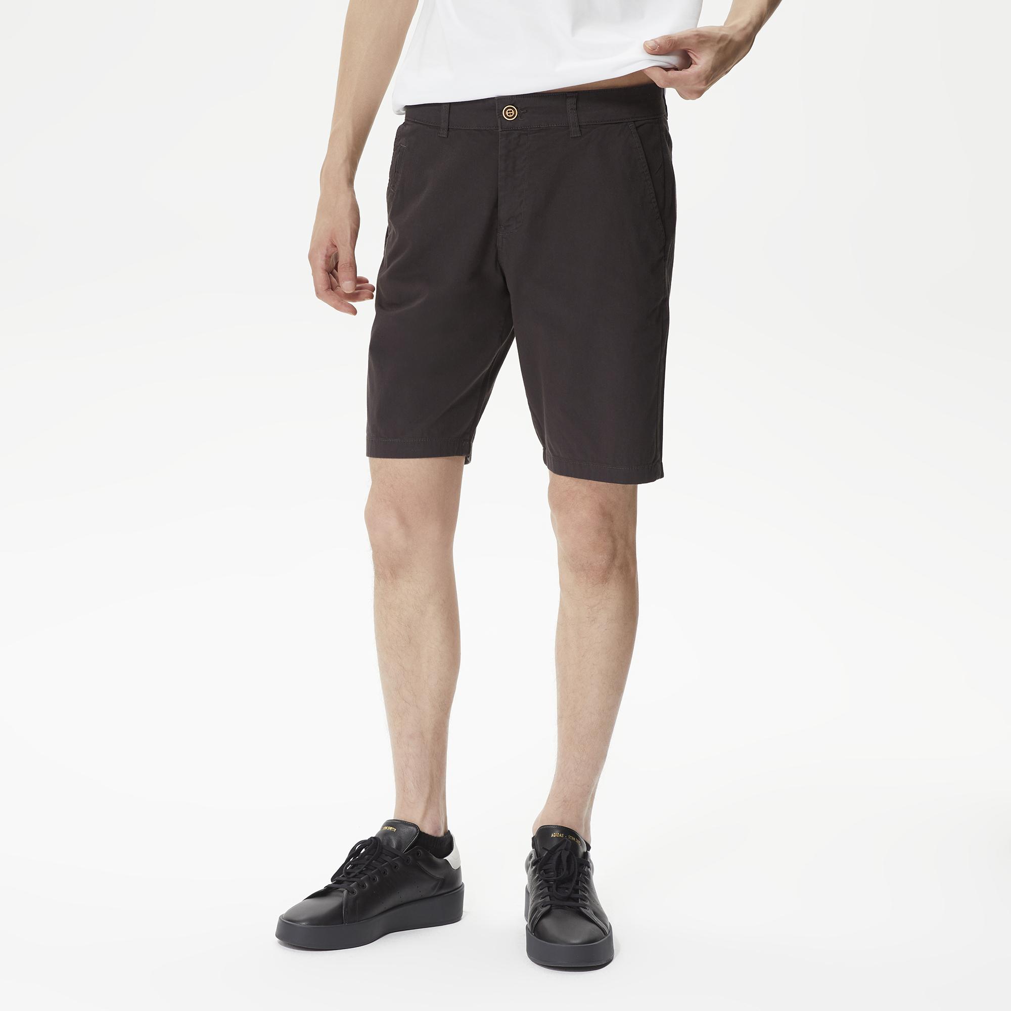 Superfly Erkek Siyah Günlük Şort