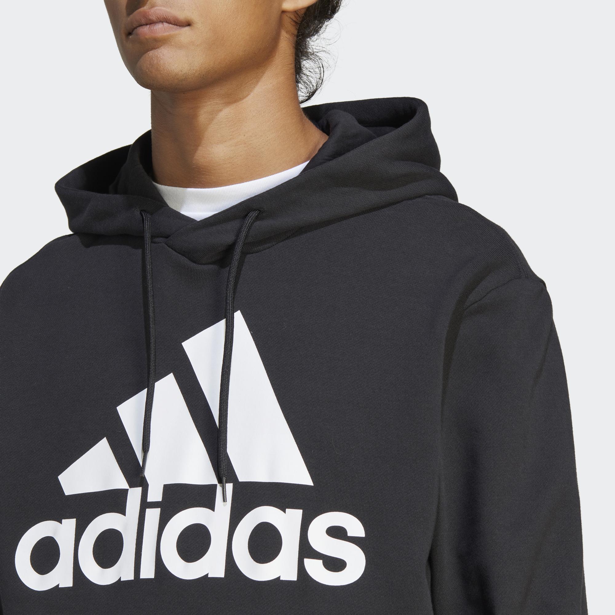 adidas Essentials French Terry Erkek Siyah Günlük Sweatshirt