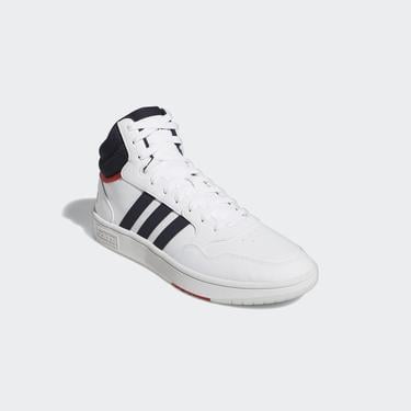  adidas Hoops 3.0 Mid Erkek Beyaz Günlük Spor Ayakkabı