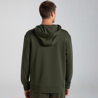  Kappa Authentic Cossar Erkek Yeşil Günlük Fermuarlı Sweatshirt