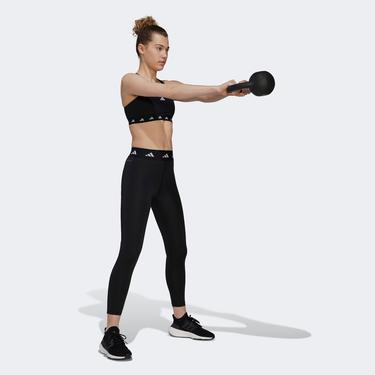  adidas Techfit 7/8 Kadın Siyah Antrenman Taytı