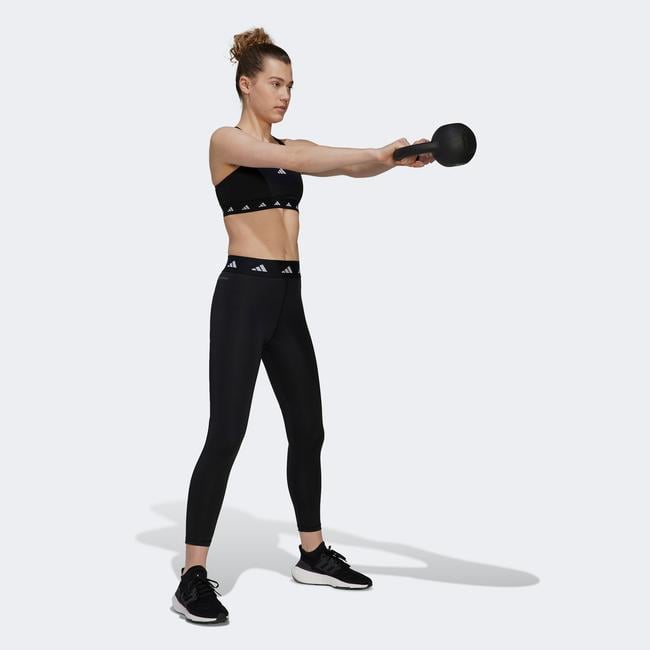  adidas Techfit 7/8 Kadın Siyah Antrenman Taytı