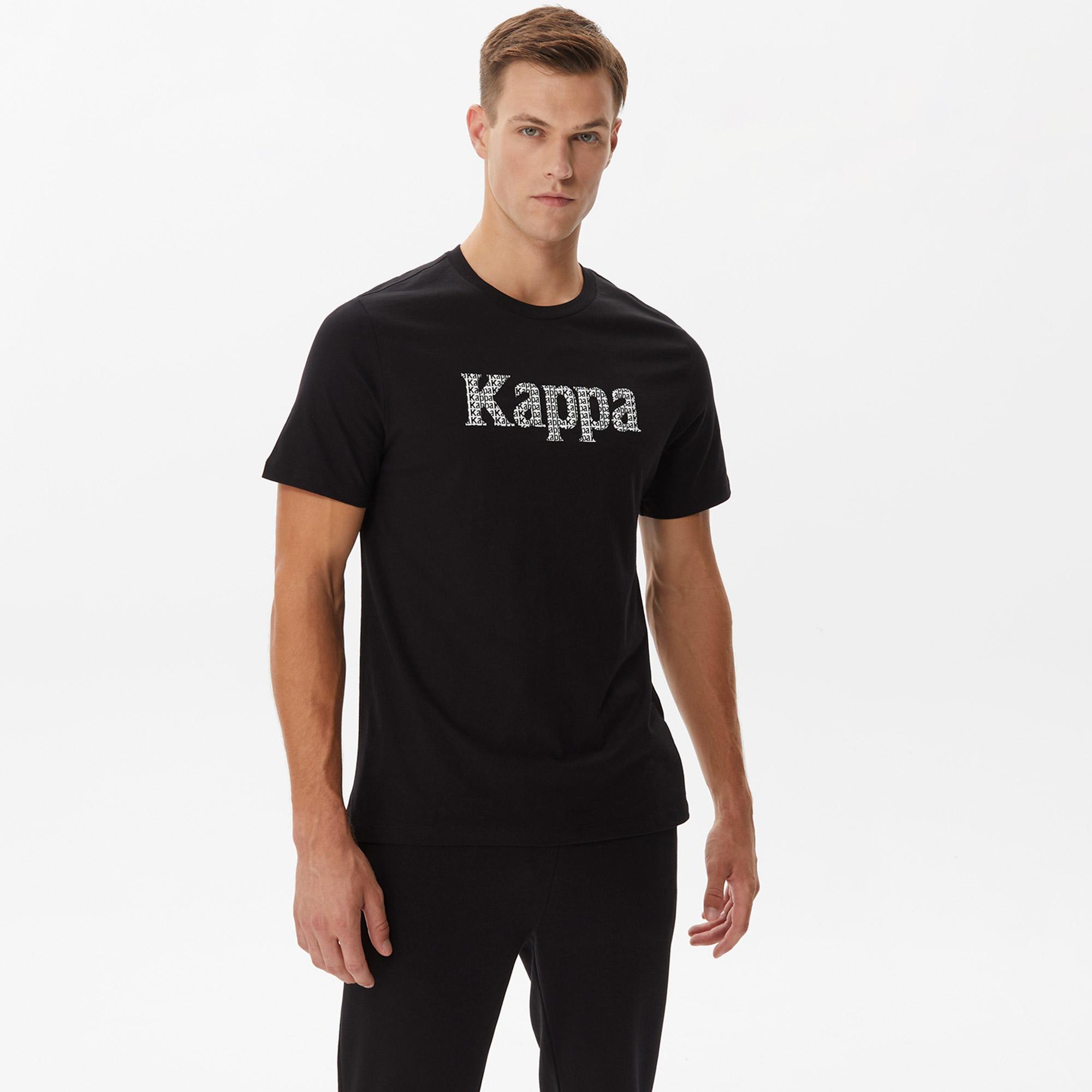 Kappa Authentic Hulme Erkek Siyah Günlük T-Shirt