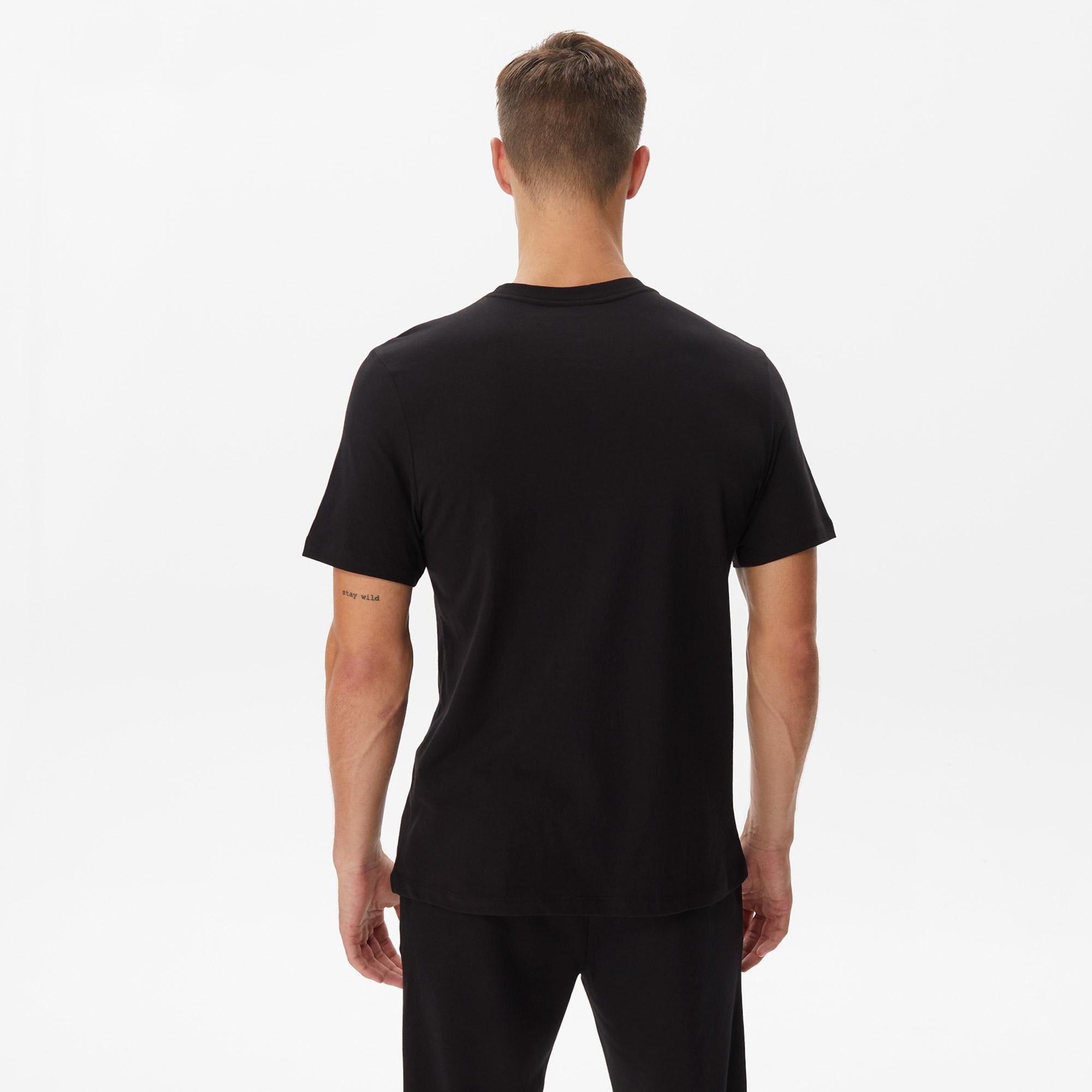 Kappa Authentic Hulme Erkek Siyah Günlük T-Shirt