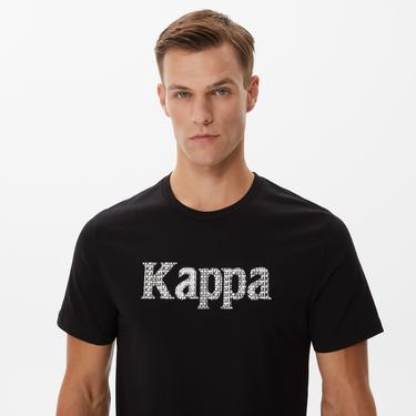  Kappa Authentic Hulme Erkek Siyah Günlük T-Shirt
