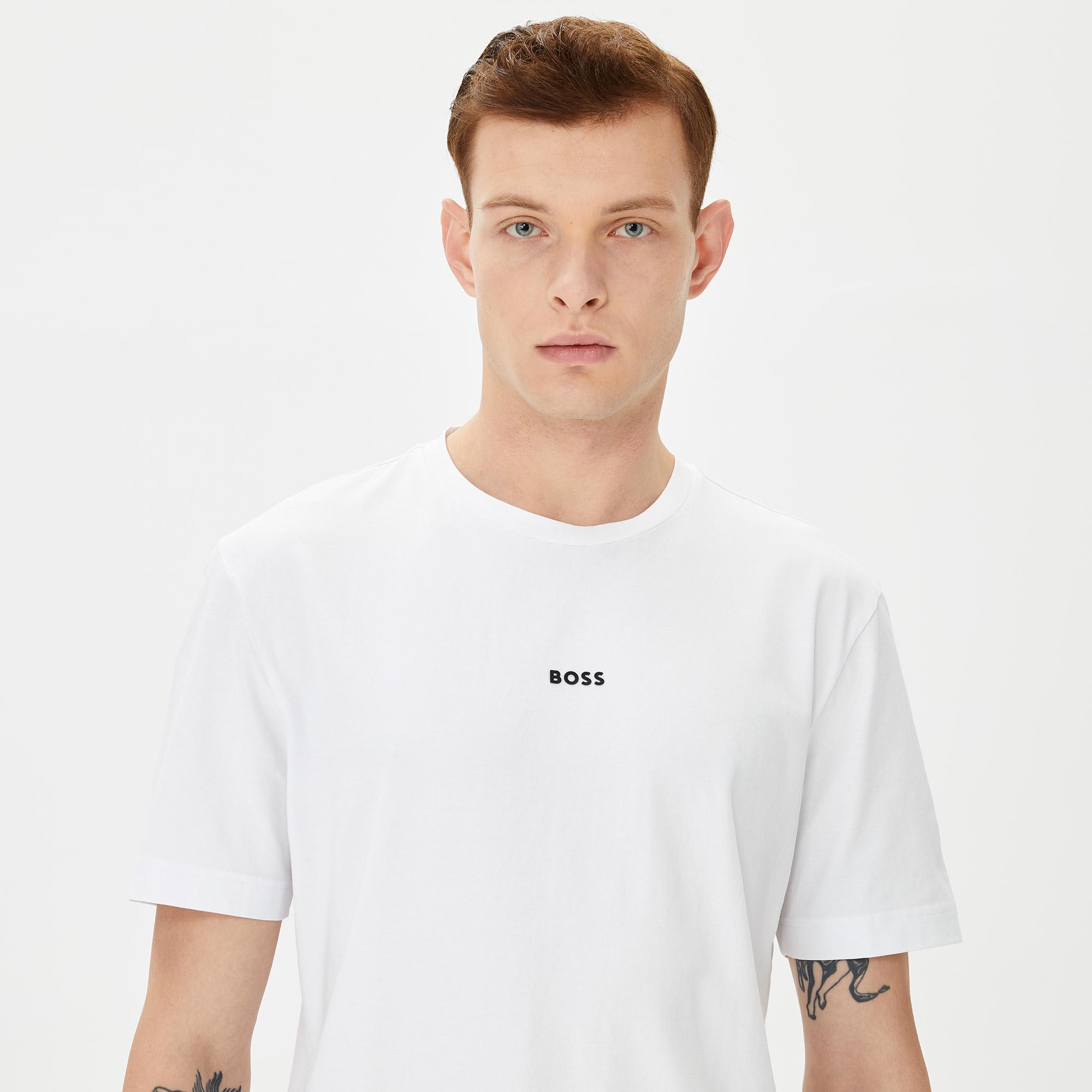 Boss Erkek Beyaz T-Shirt