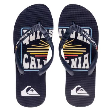  Quiksilver Erkek Terlik Molokai Art SL Mavi Günlük Giyim