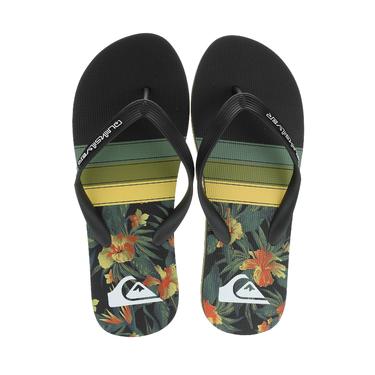  Quiksilver Erkek Terlik Molokai Art SL Siyah/Gökkuşağı Günlük Giyim