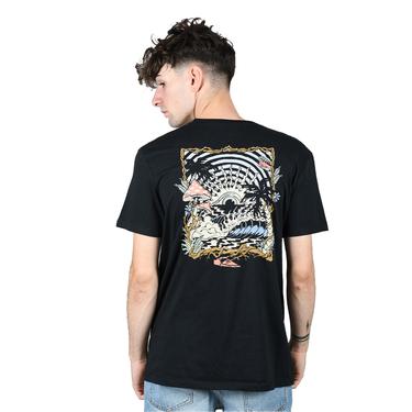  Quiksilver Wary Eye Erkek Siyah Tişört