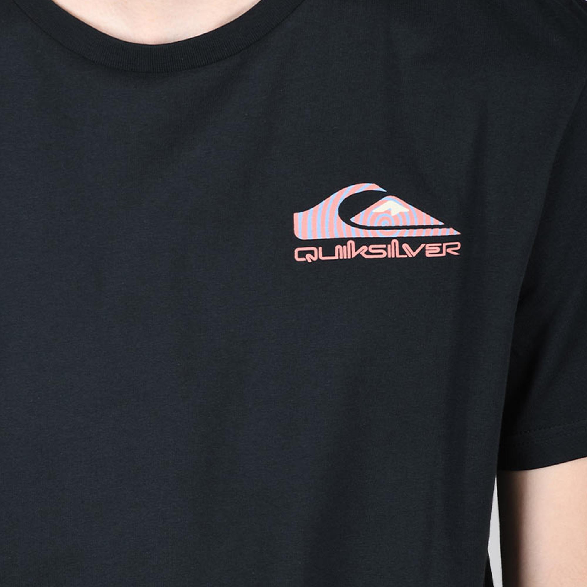 Quiksilver Wary Eye Erkek Siyah Tişört