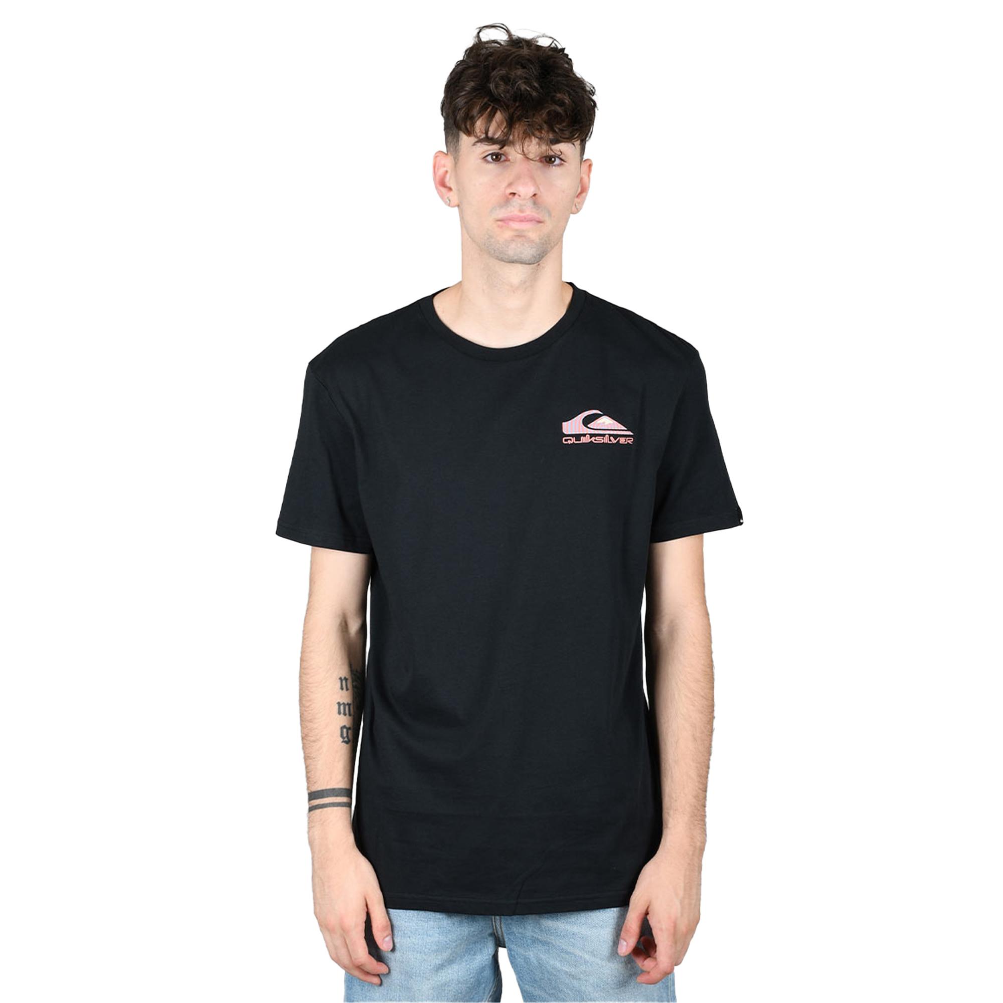 Quiksilver Wary Eye Erkek Siyah Tişört