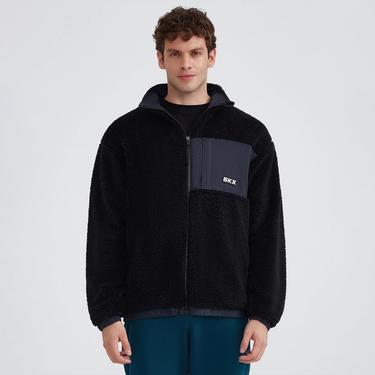  Skechers Fleece Sherpa Erkek Siyah Outdoor Polar