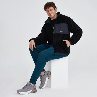  Skechers Fleece Sherpa Erkek Siyah Outdoor Polar