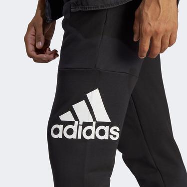  adidas Essentials French Terry Tapered Cuff Logo Erkek Siyah Günlük Eşofman Altı