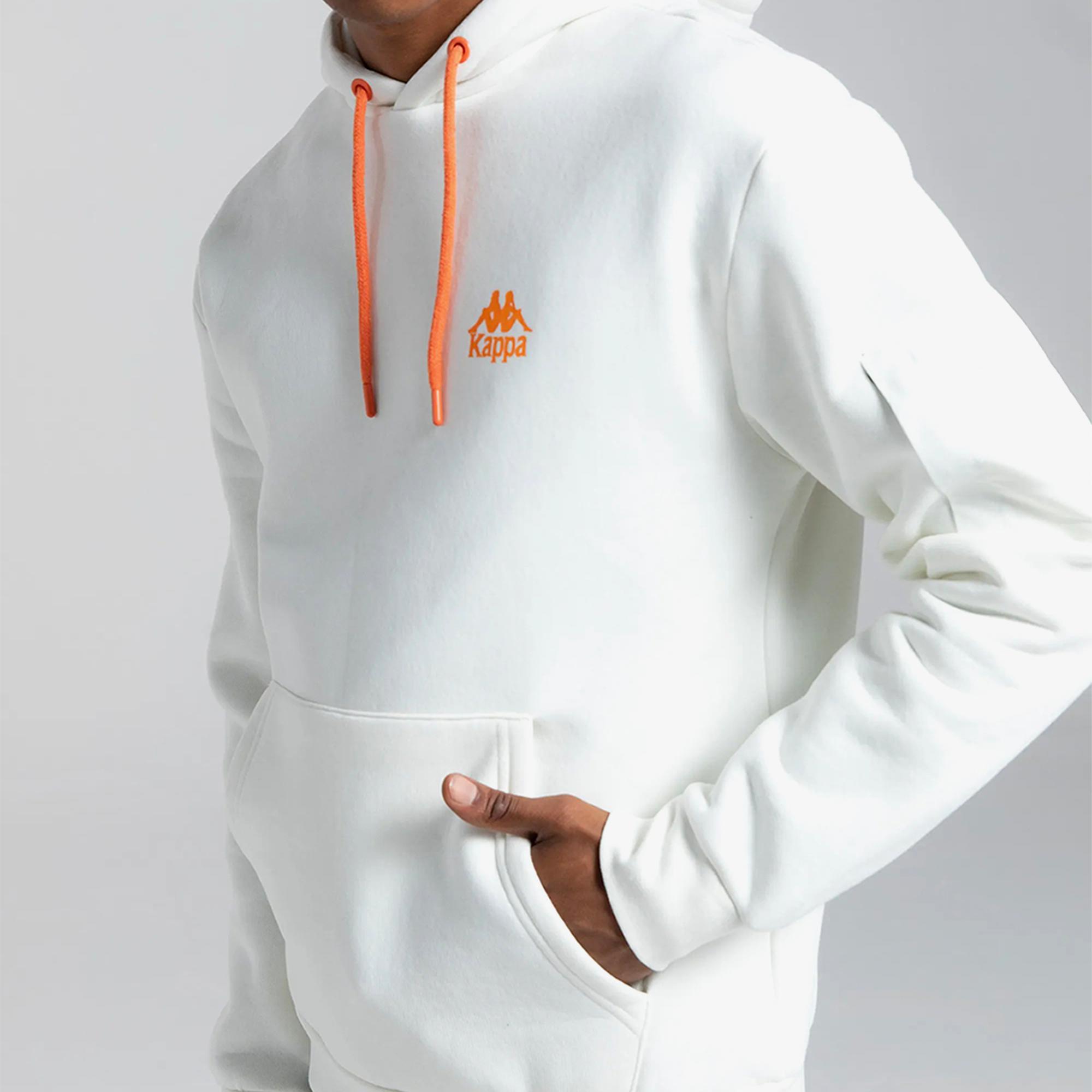 Kappa Authentic Sewa Erkek Beyaz Günlük Sweatshirt