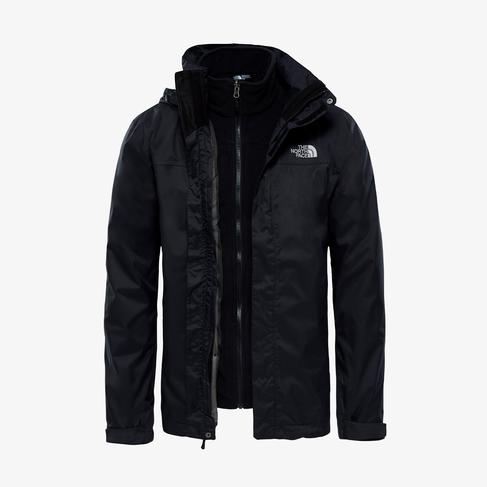  The North Face Evolve II Triclimate 3in1 Erkek Siyah Outdoor Mont