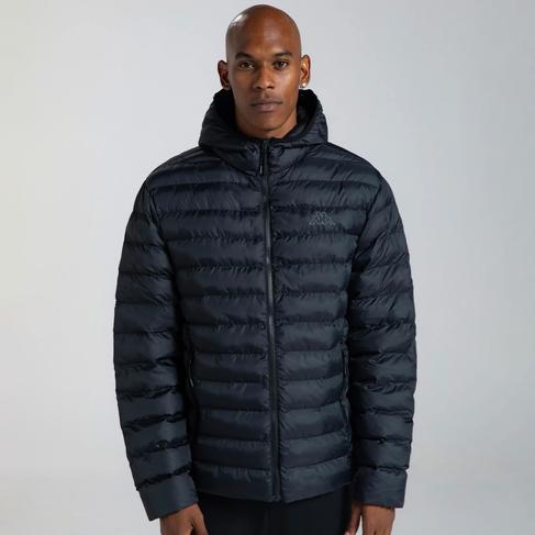  Kappa Logo Rina Erkek Siyah Günlük Mont