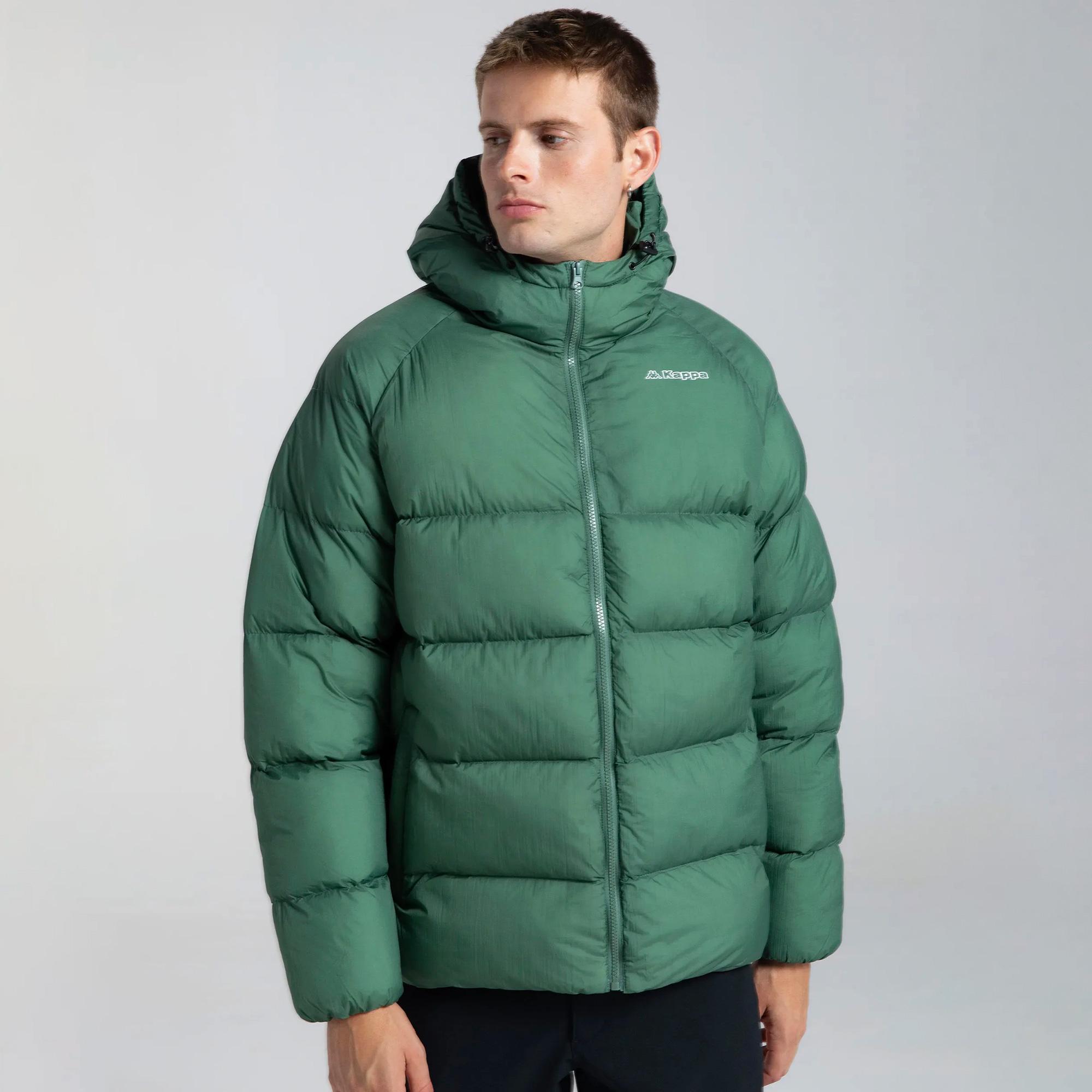 Kappa Logo 365 Syaro Erkek Yeşil Günlük Mont