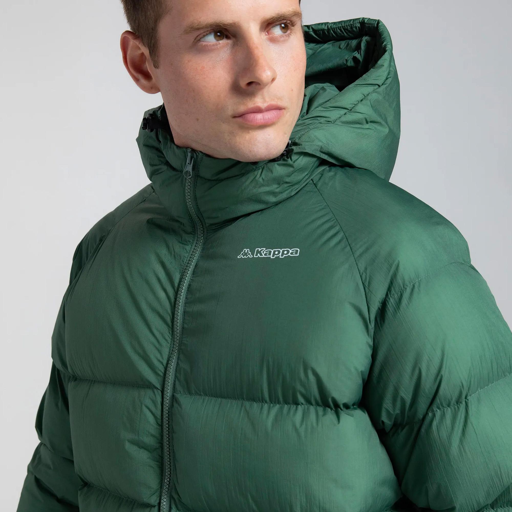 Kappa Logo 365 Syaro Erkek Yeşil Günlük Mont