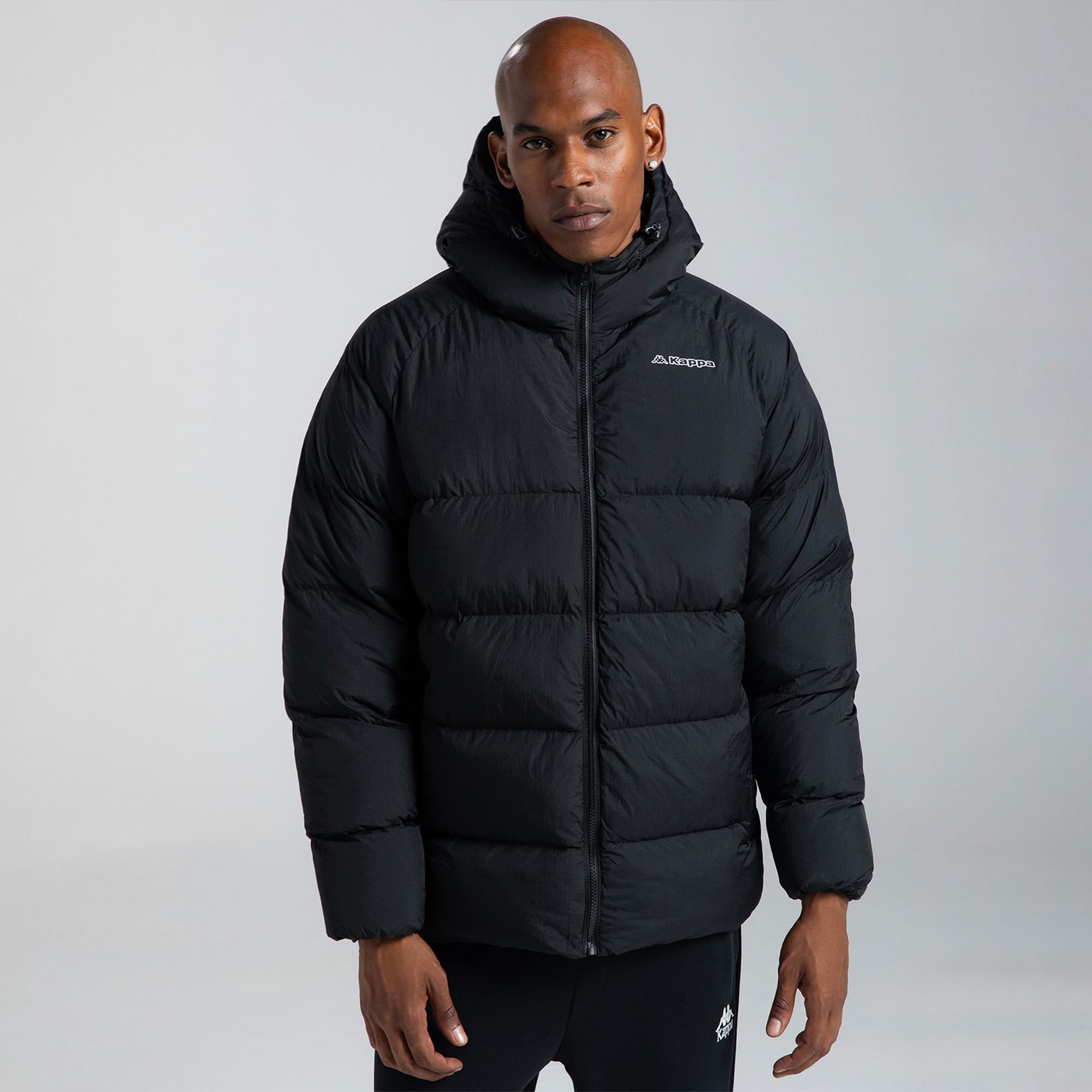 Kappa Logo 365 Syaro Erkek Siyah Günlük Mont