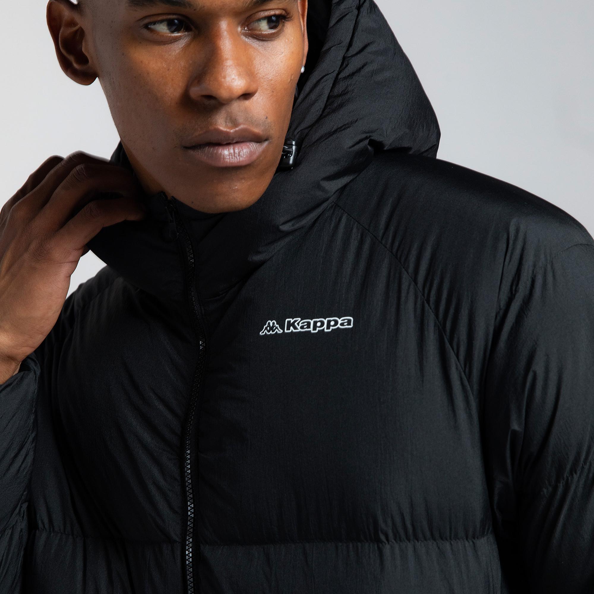 Kappa Logo 365 Syaro Erkek Siyah Günlük Mont