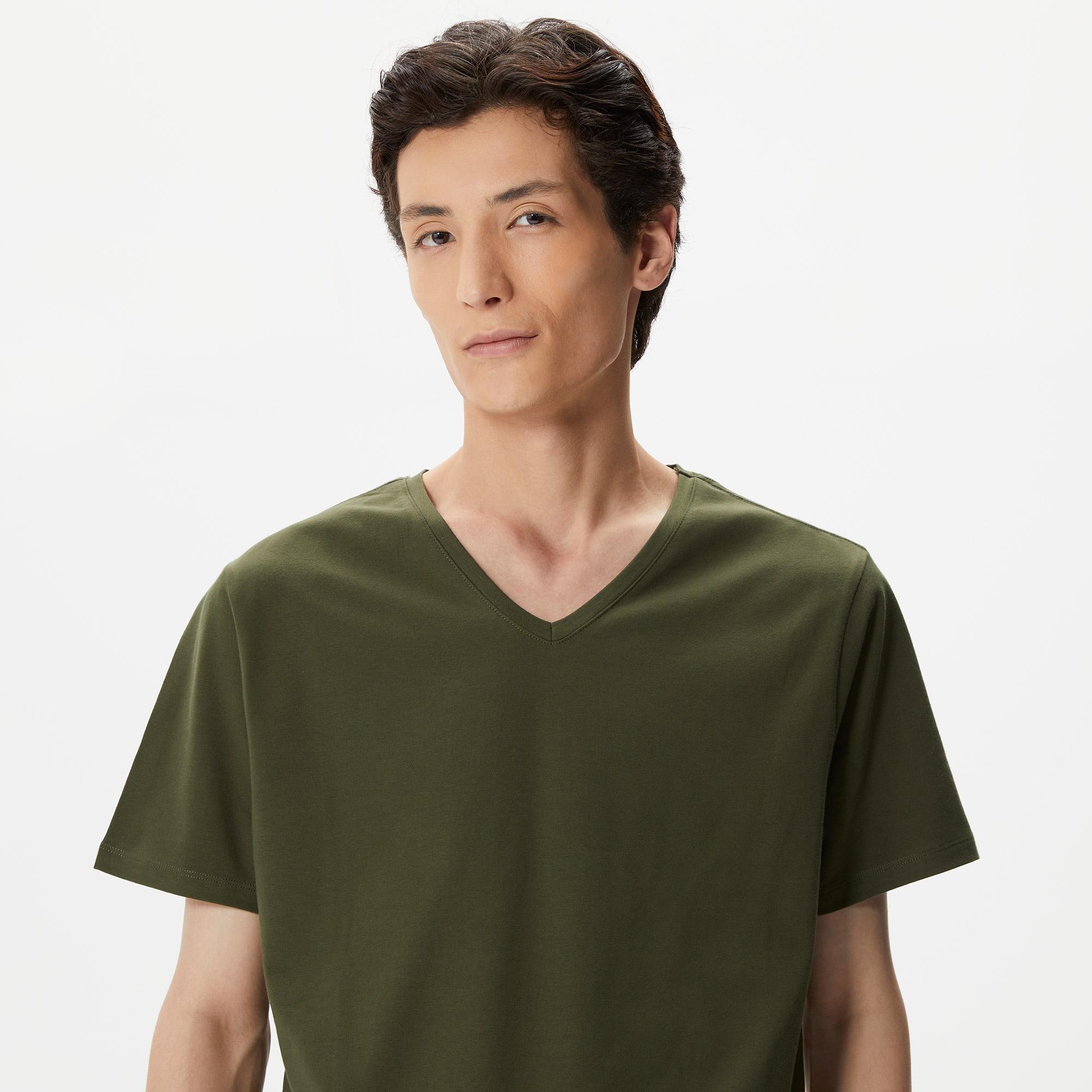 Superfly Basic Erkek Yeşil Günlük T-Shirt