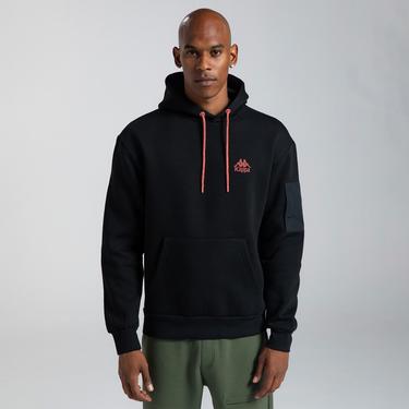  Kappa Authentic Sewa Erkek Siyah Günlük Sweatshirt