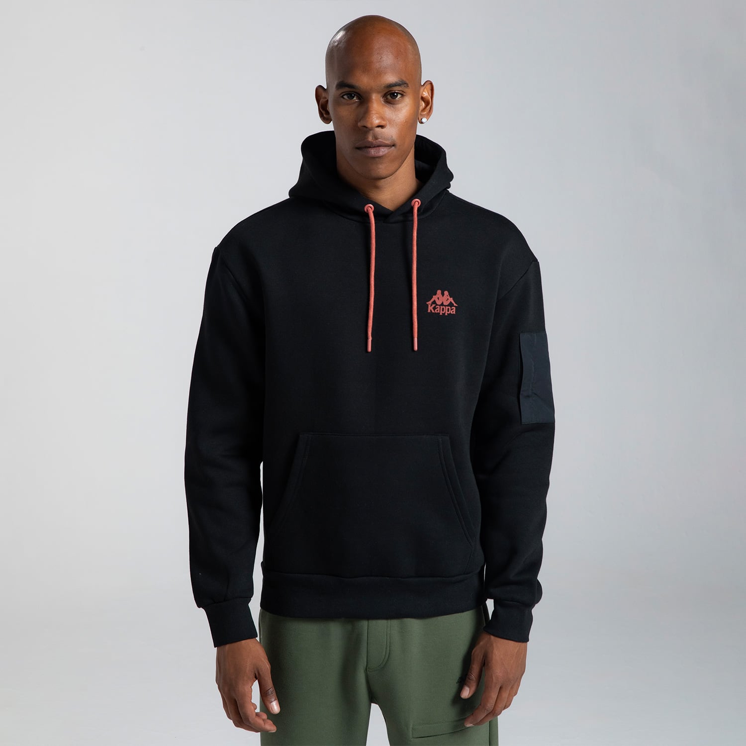  Kappa Authentic Sewa Erkek Siyah Günlük Sweatshirt